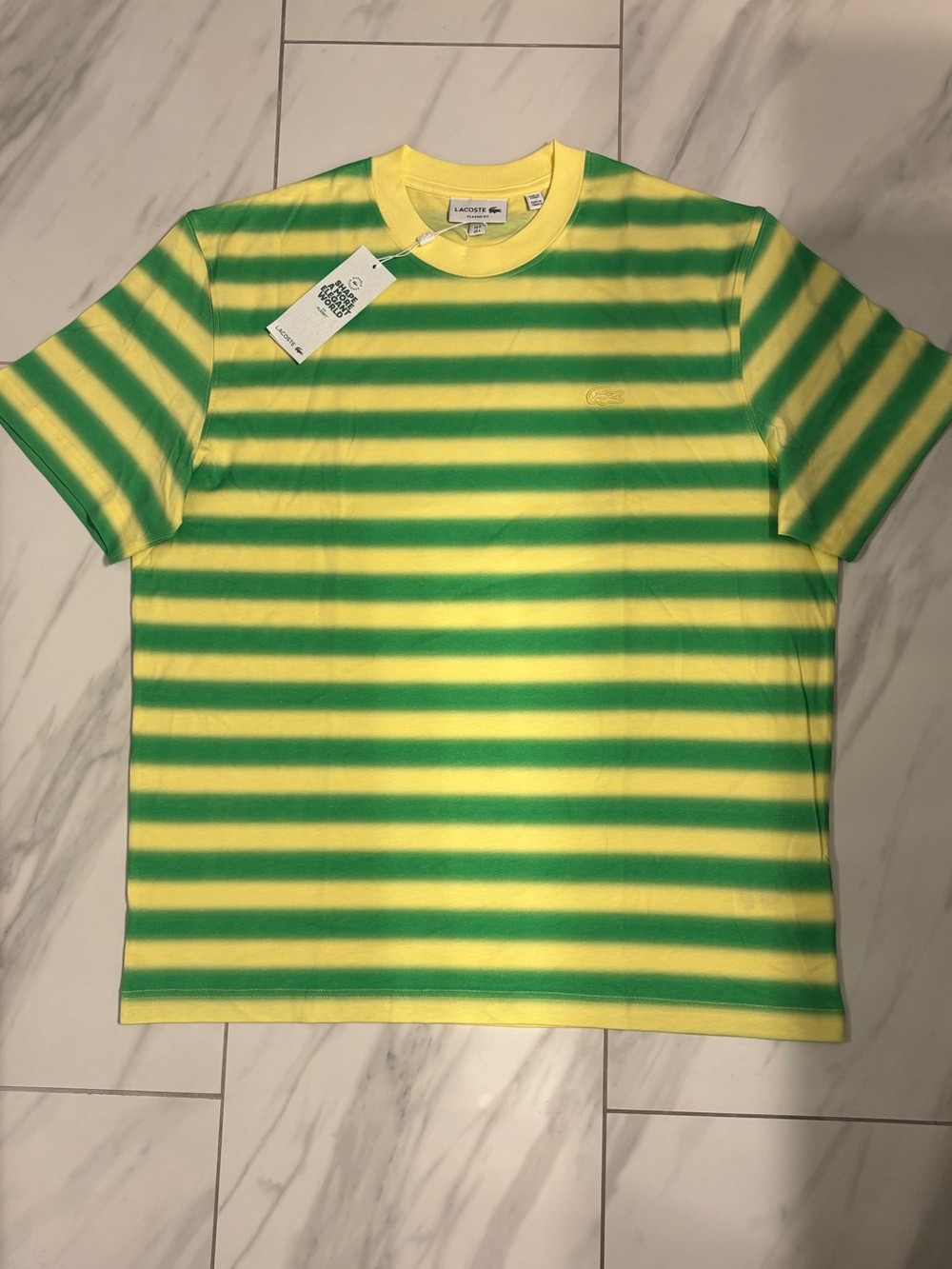 Men’s Lacoste Striped Polo T-Shirt